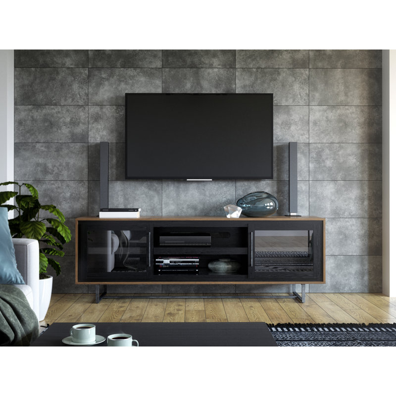 Scott Living TV Stand for TVs up to 78" with Electric Fireplace